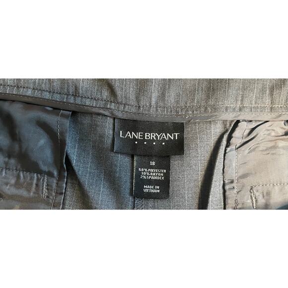 Lane Bryant Gray Straight Pants - Size 18 *** - Picture 3 of 6